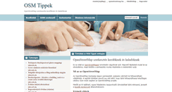 Desktop Screenshot of osmtippek.hu